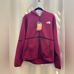 The North Face Unisex DOTKNIT Thermal Hoodie Burgundy unisex sz s